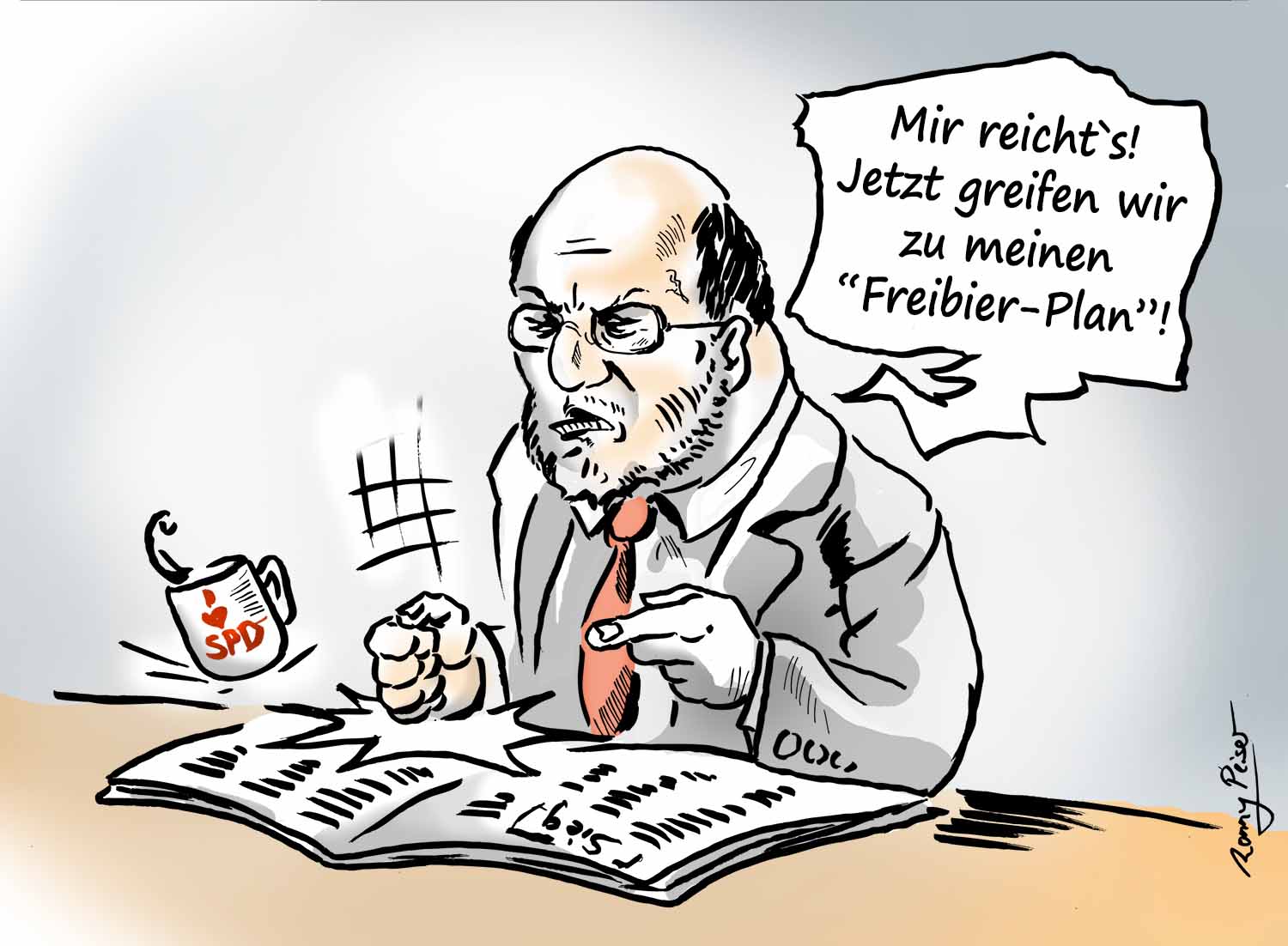 Martin Schulz Freibier