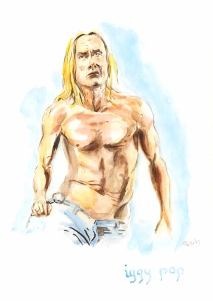 Iggy Pop auf der Bühne