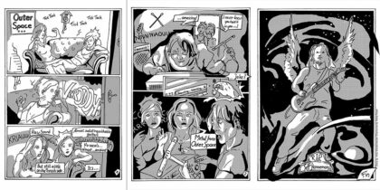 Ein Auszug aus einem Heavy Metal Comic